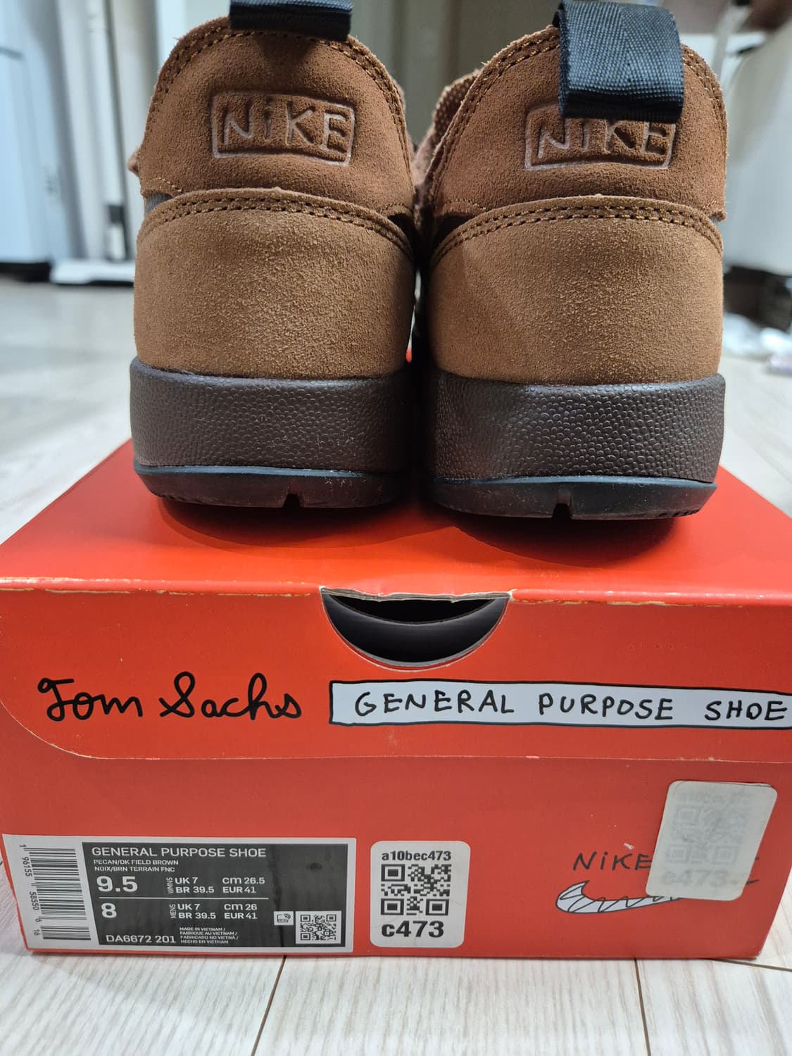[265] 나이키 x 톰 삭스 제너럴 퍼포즈 슈 브라운 상품이미지5
