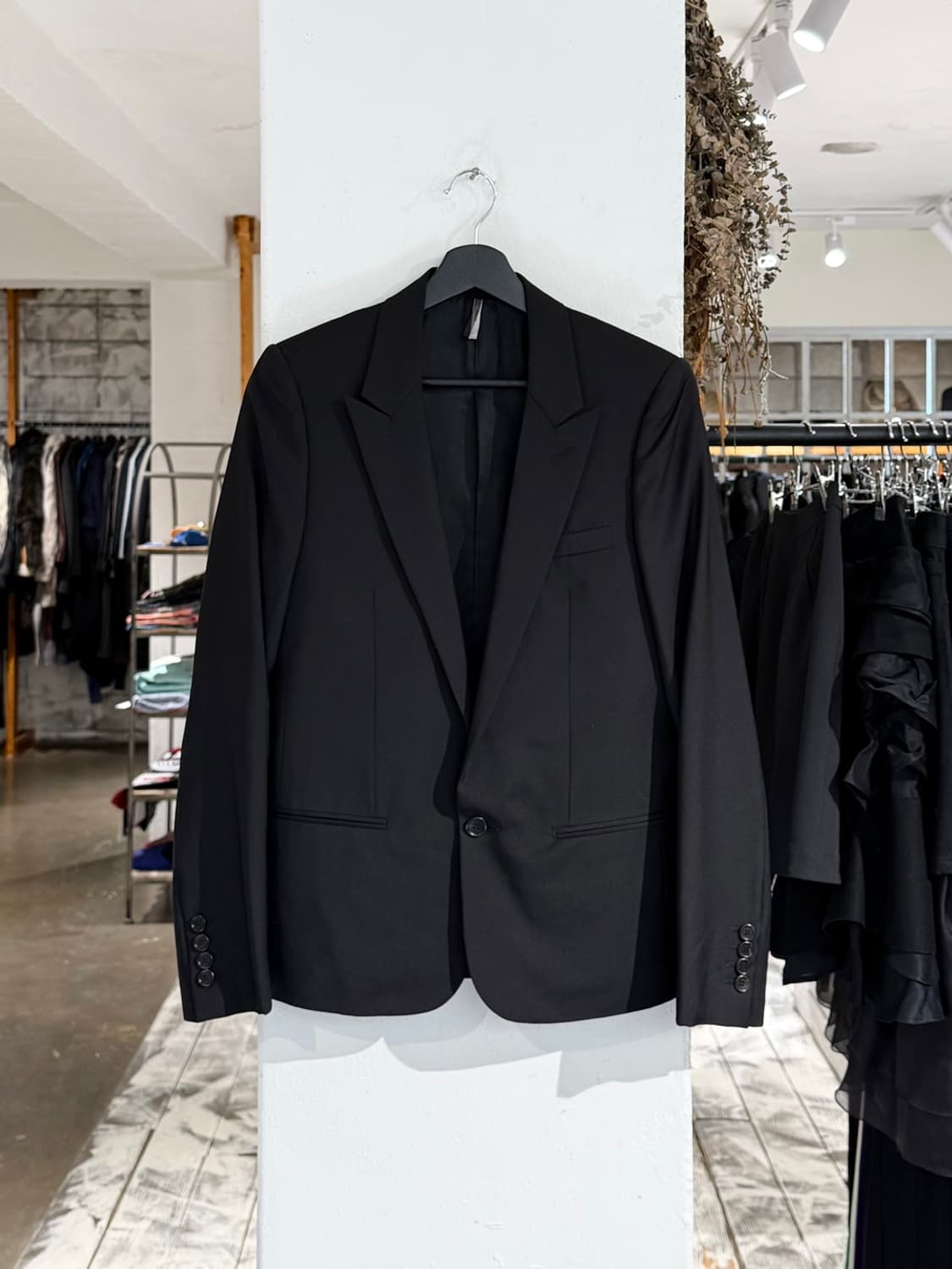 디올 옴므 블랙 원버튼 블레이저 셋업 상품이미지2