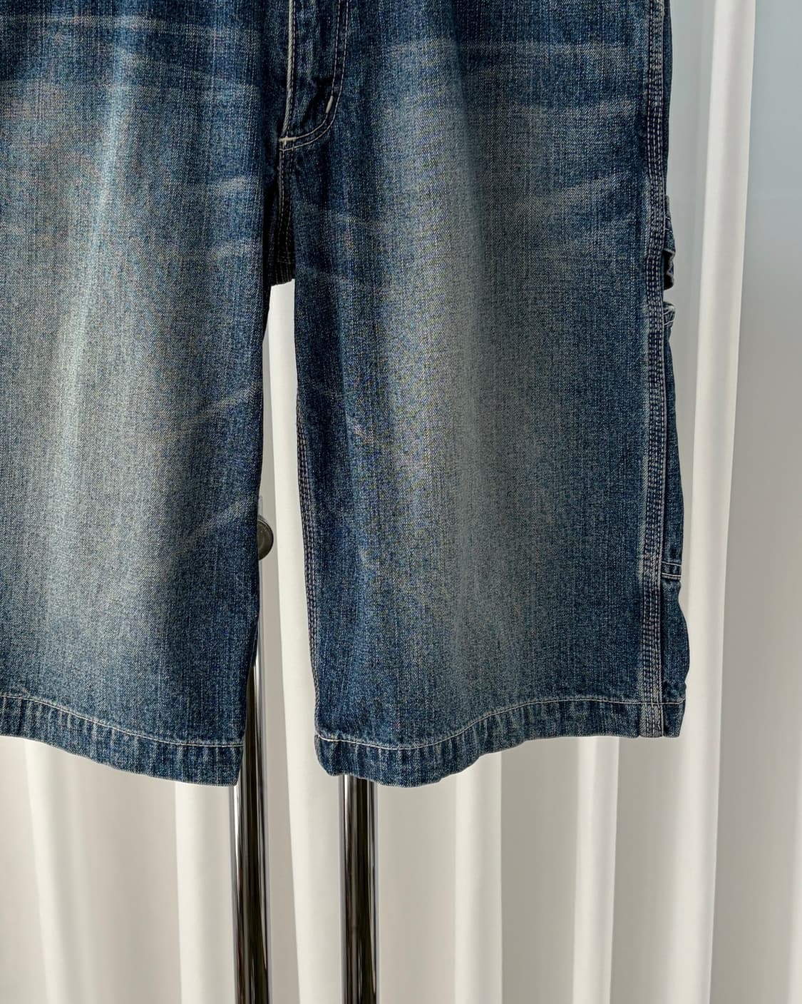 [28인치]칼하트 JPN 카펜터 버뮤다 데님 팬츠 상품이미지4