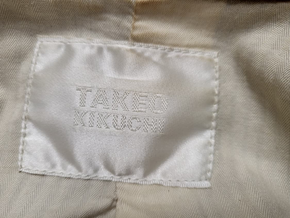 타케오 키쿠치 레더 카라 헌팅 자켓 상품이미지9