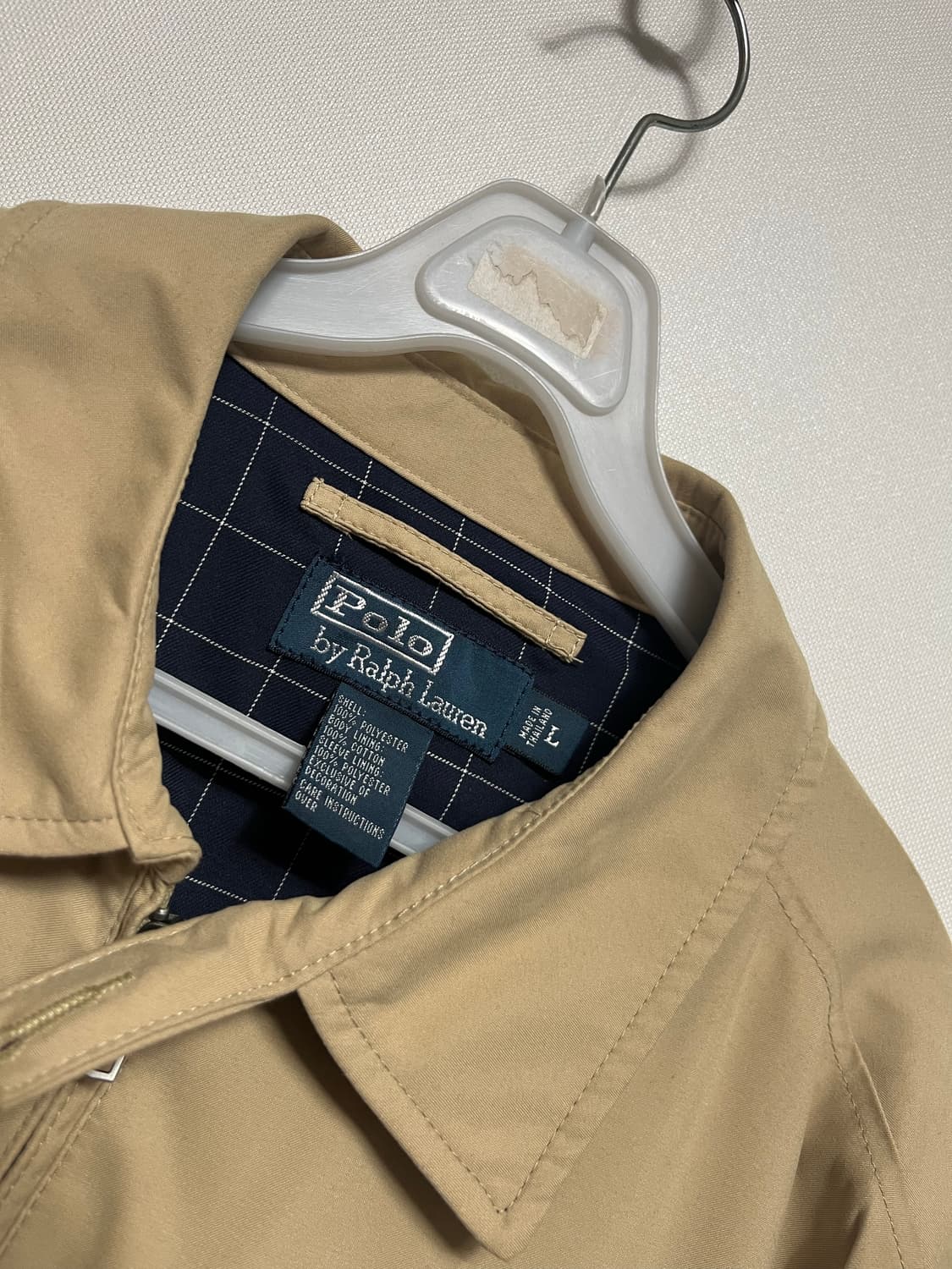 폴로 랄프로렌 베이지 봄버 자켓 L 상품이미지3