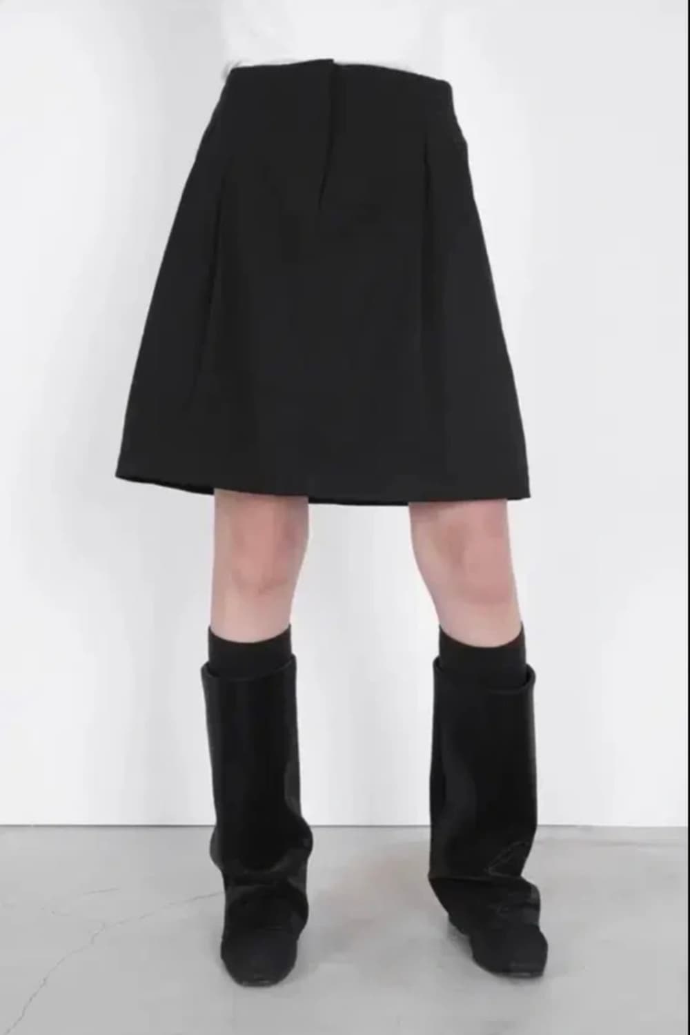 수룩 싱글 미디 스커트 S 상품이미지1