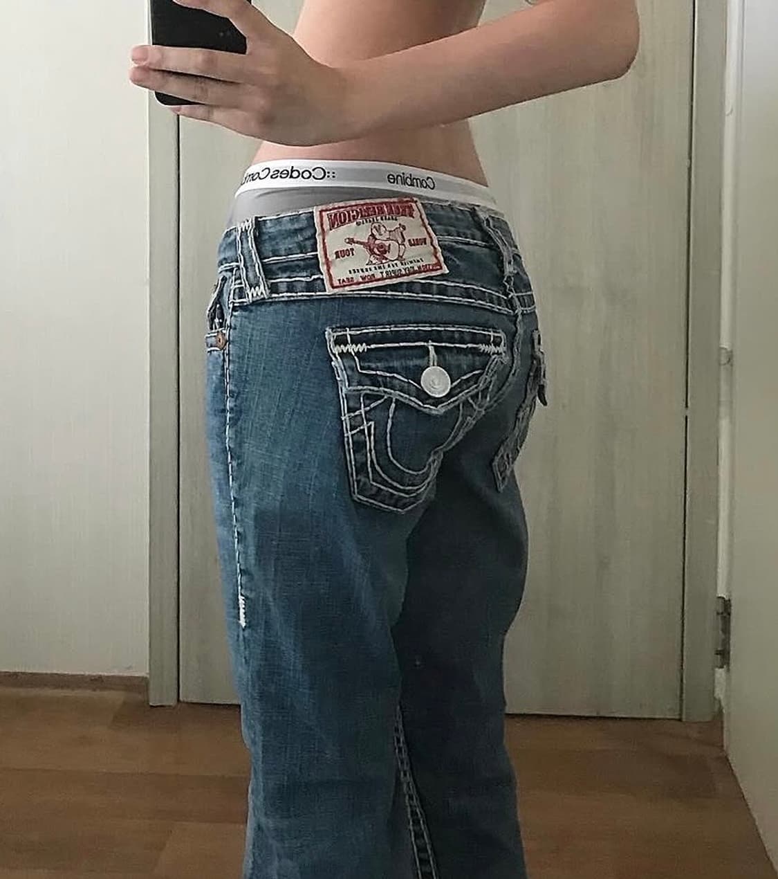 True Religion 로우라이즈 진청팬츠 Ricky Super USA 상품이미지2