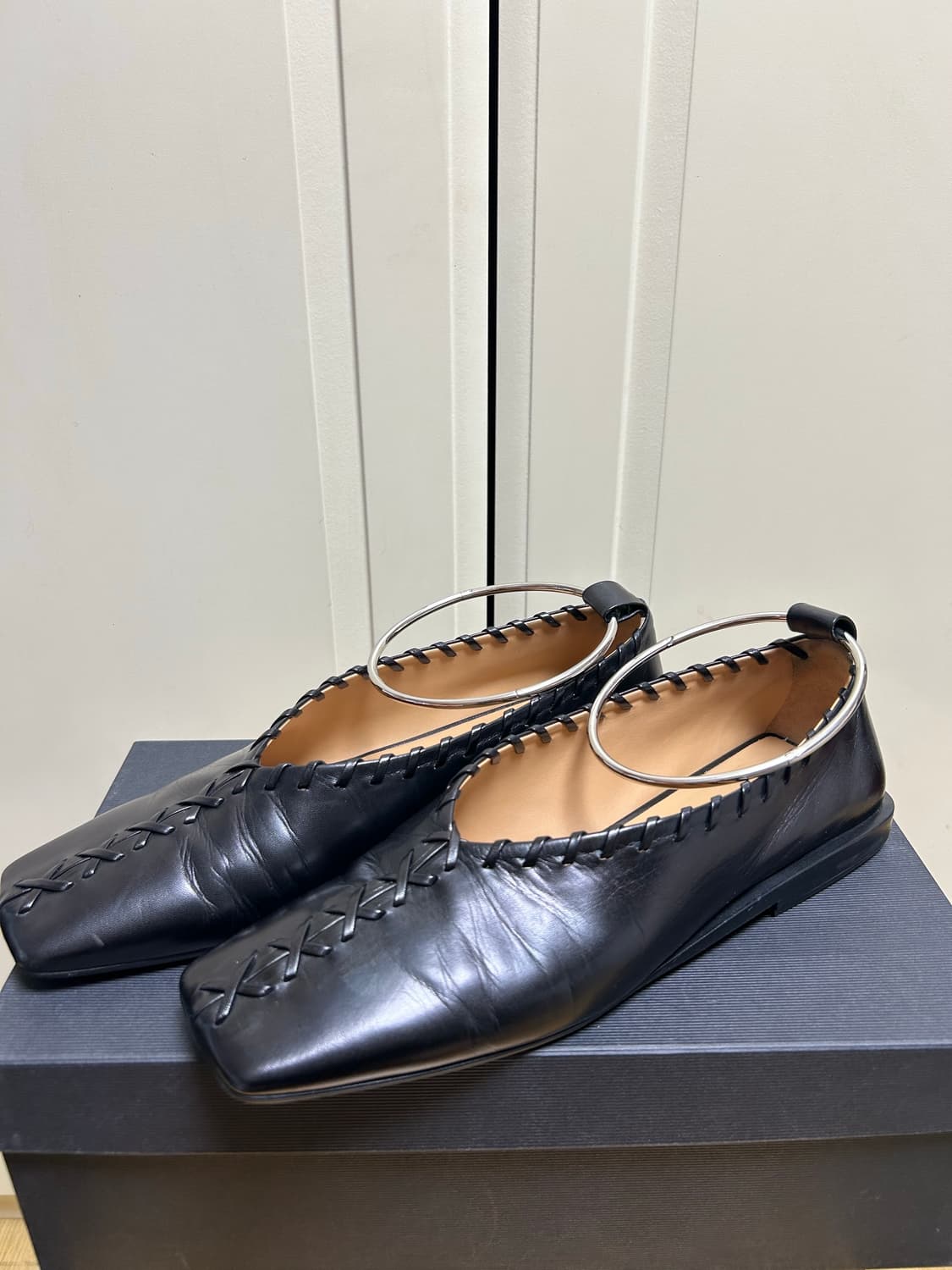 Jil sander 질샌더 앵클렛 발레리나 슈즈 37사이즈 상품이미지6