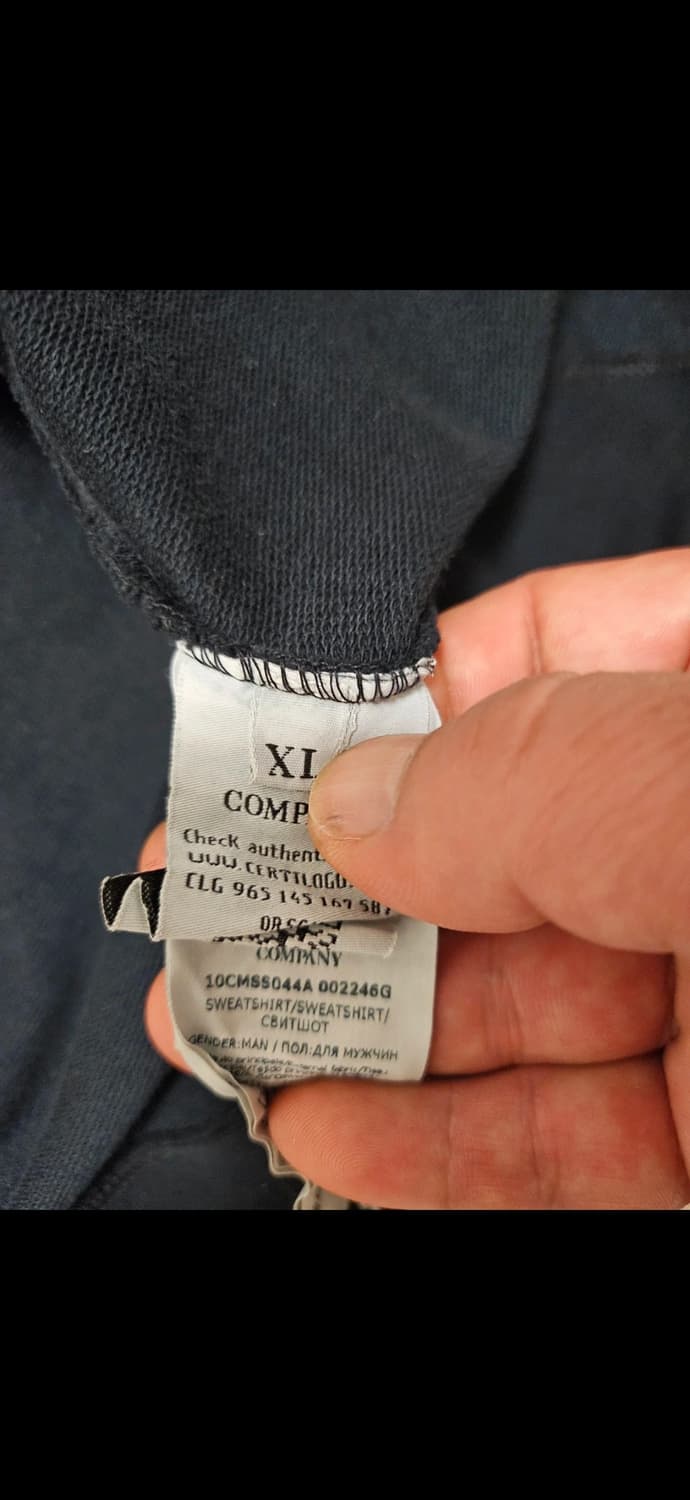 CP컴퍼니 블랙 후드집업 XL 상품이미지5