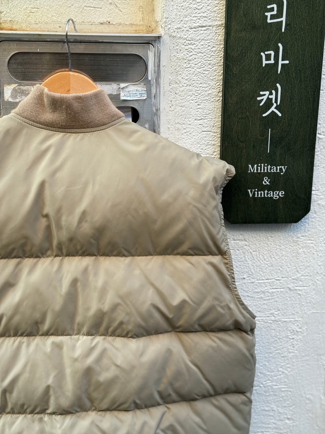 80s 에디바우어 구스다운 퀼팅 베스트 (XL) 상품이미지7