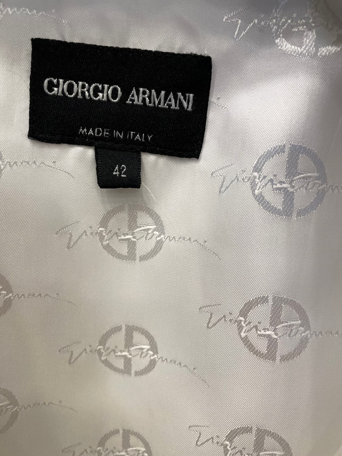 조르지오 알마니 화이트 진 자켓 집업 42 상품이미지9