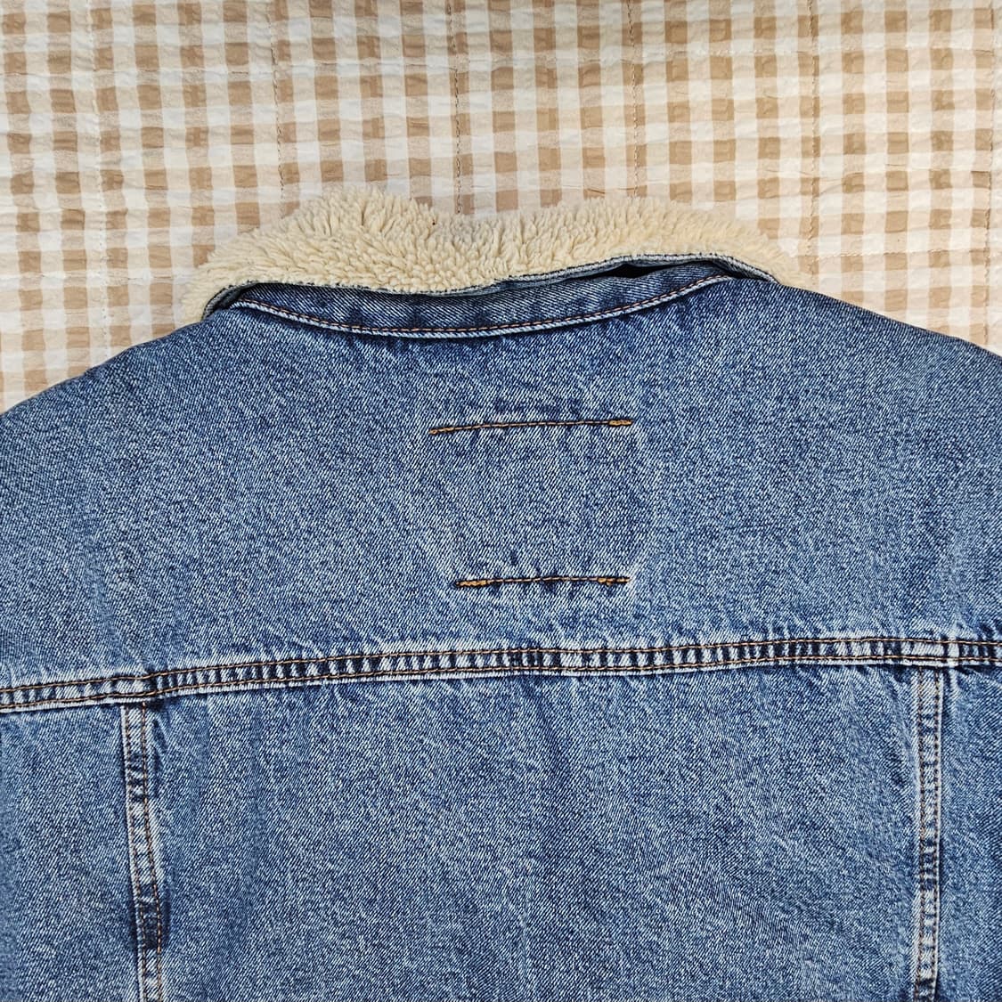 자라 양털 쉐르파 데님 자켓 남자100 상품이미지7