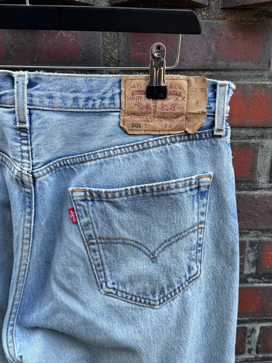 90s 리바이스 501 커스텀 데님팬츠 상품이미지4