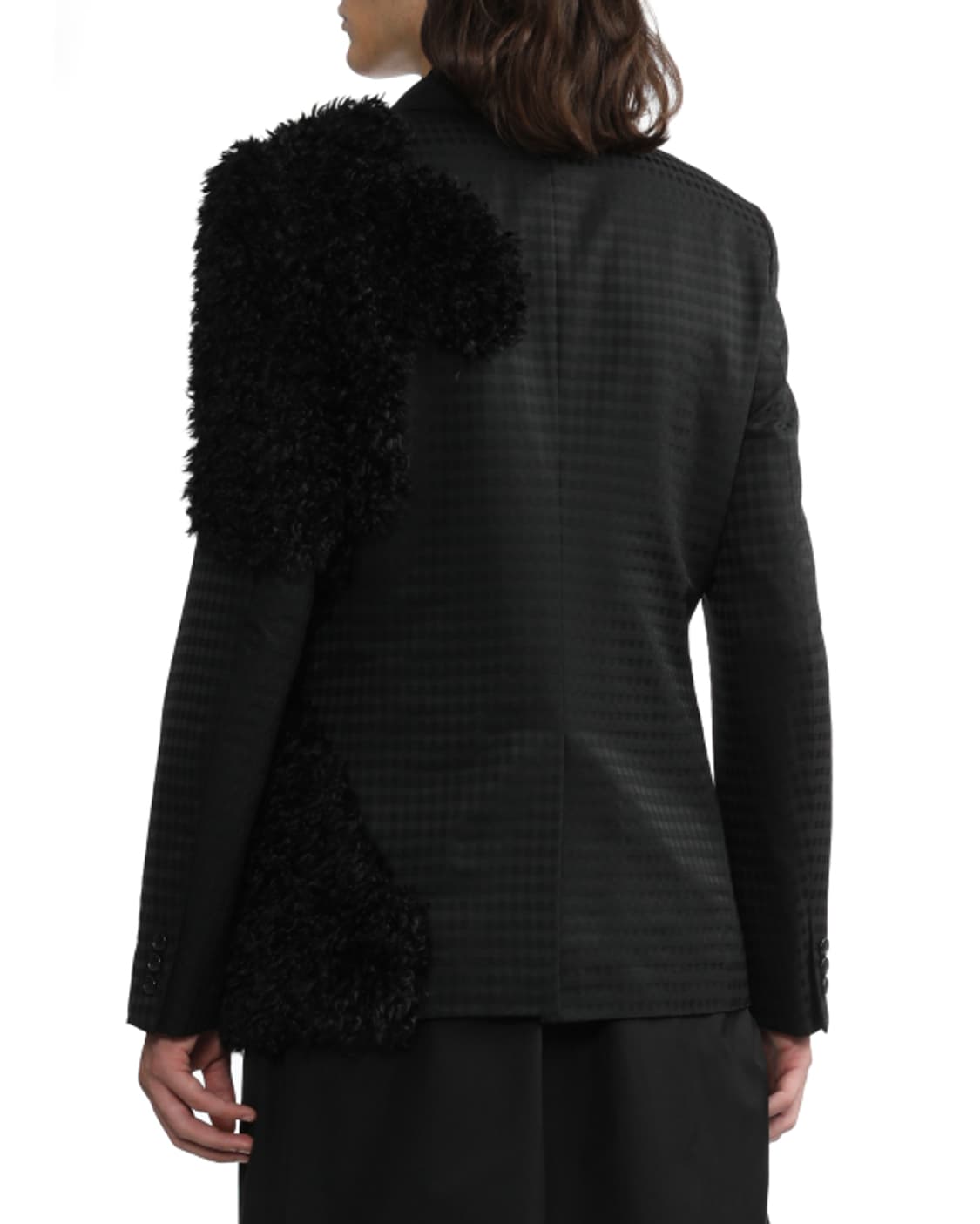 새상품 꼼데가르송 옴므플러스 숄더퍼 블레이져 S 상품이미지6