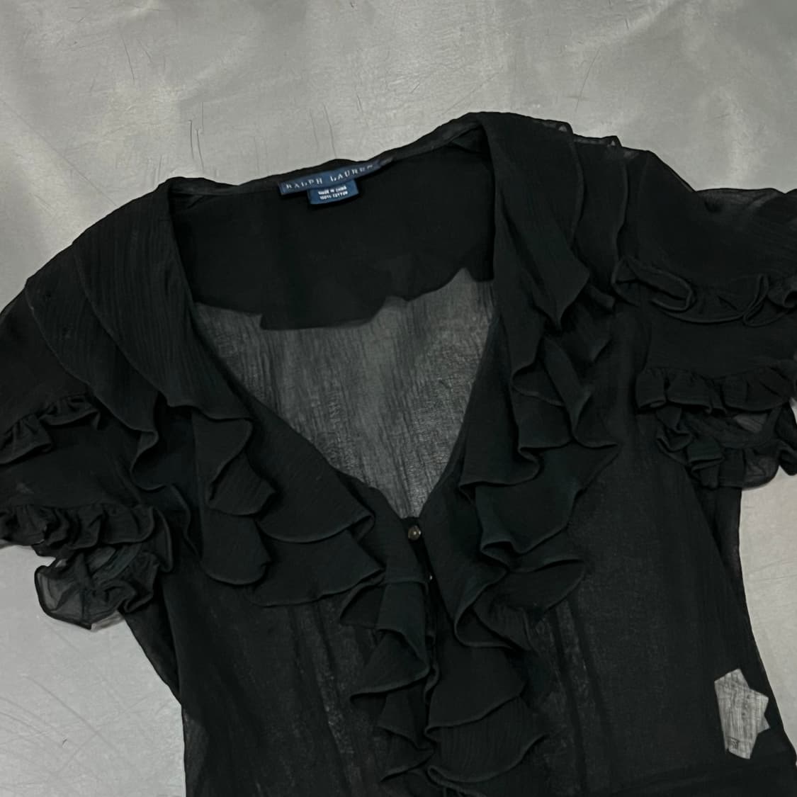  폴로랄프로렌 프릴 하프 블라우스 y15998 상품이미지3