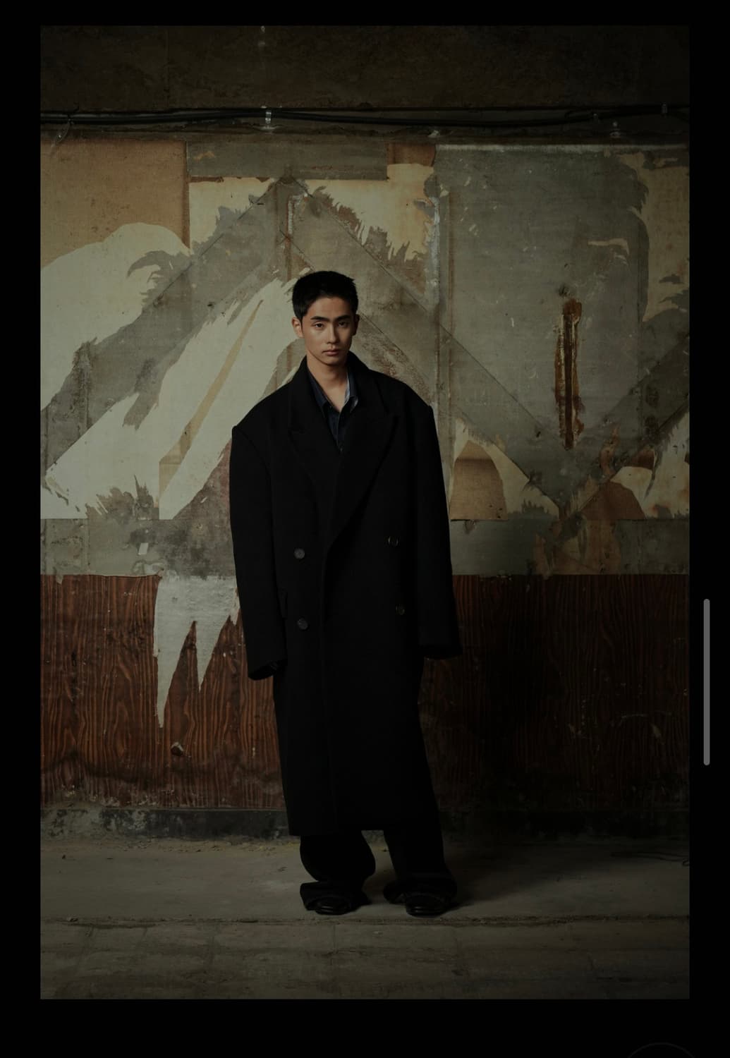 Yiyae 더블코트 M 다크네이비색상 상품이미지2