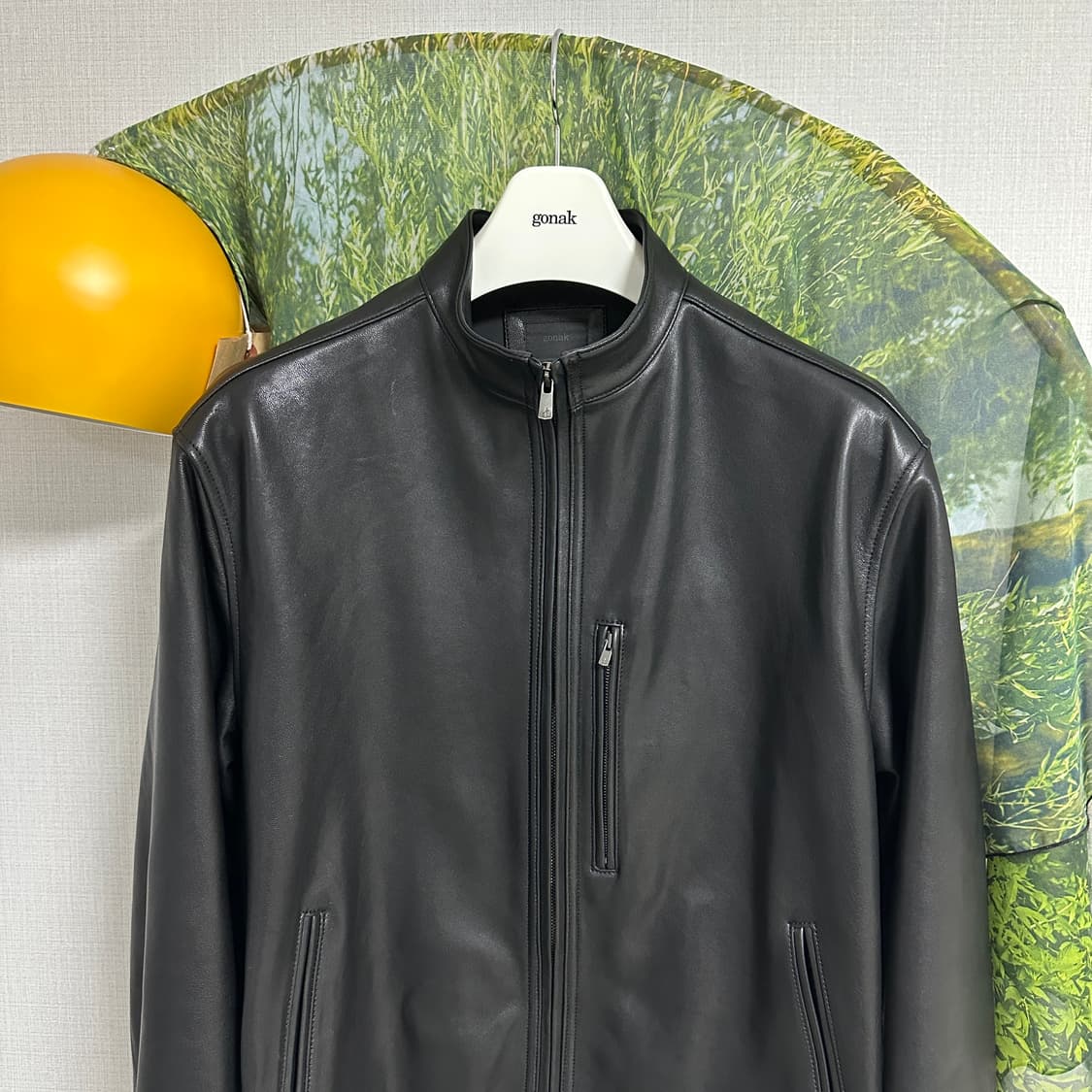 [1] 고낙 고스트 레더 자켓 블랙 상품이미지7