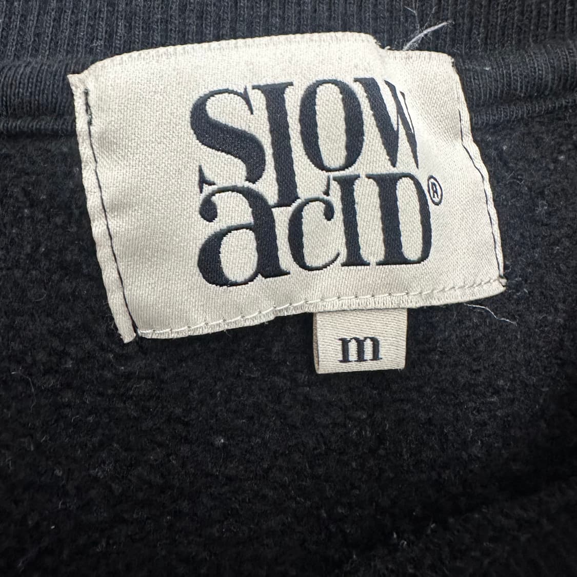 SLOW ACID 슬로우애시드 공용 맨투맨 긴팔 M 상품이미지4