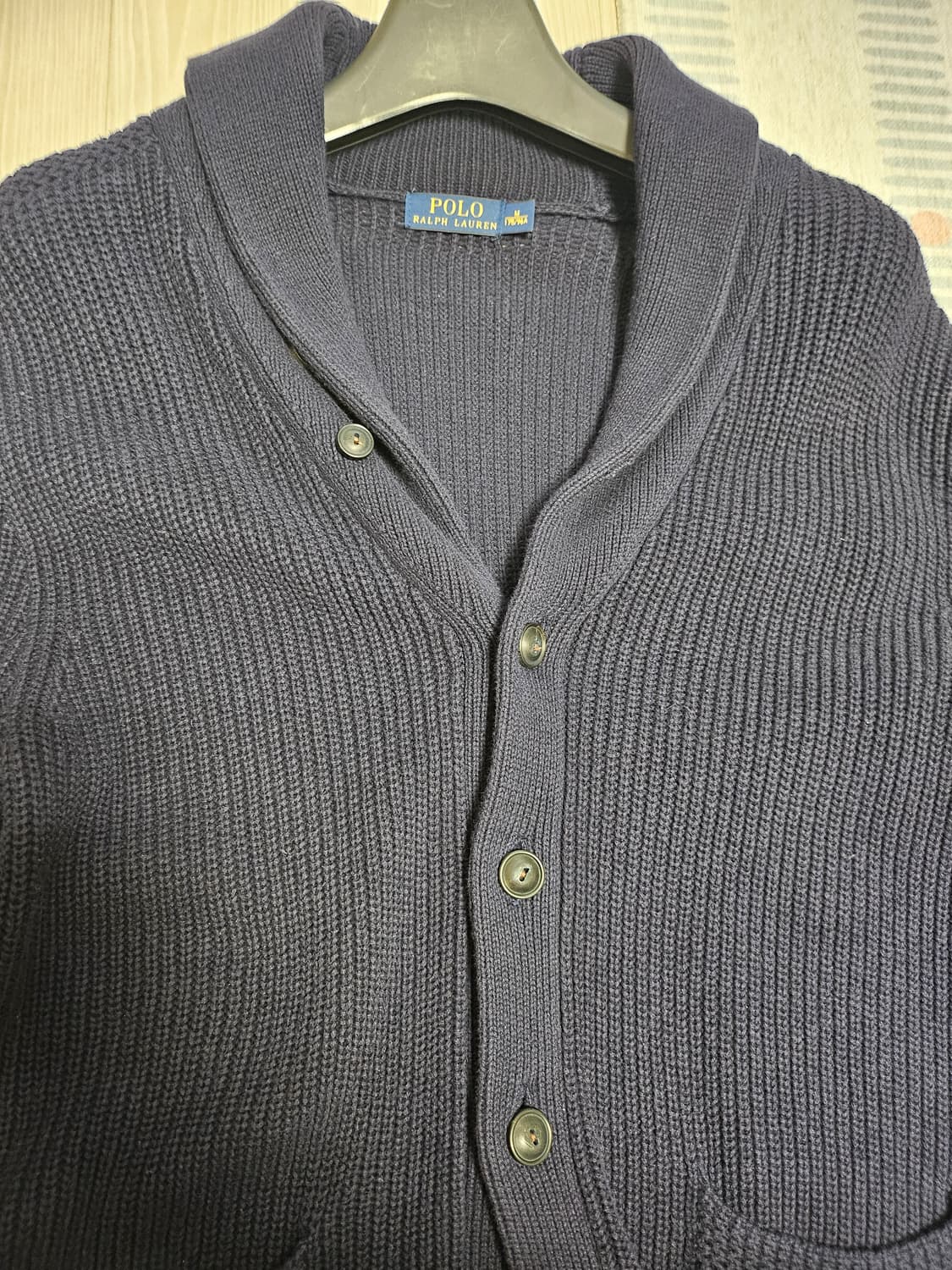 폴로 랄프로렌 코튼 숄카라 가디건 상품이미지4