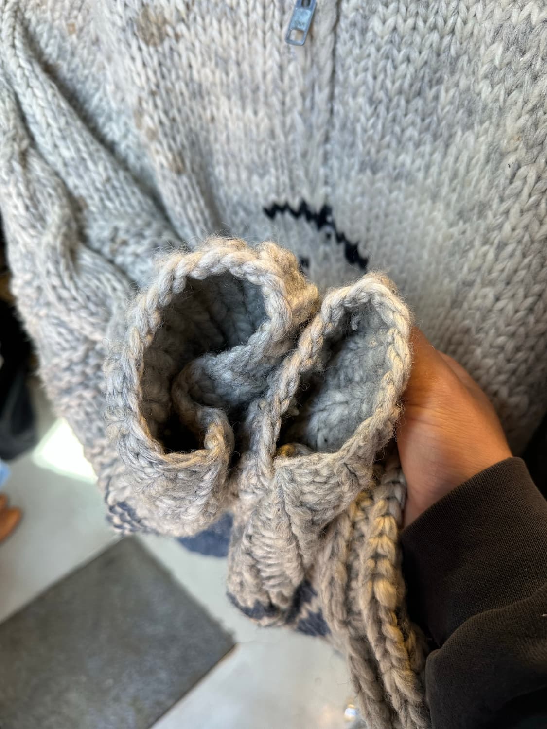 캐나다 헤비 울 코위찬 스웨터 상품이미지8