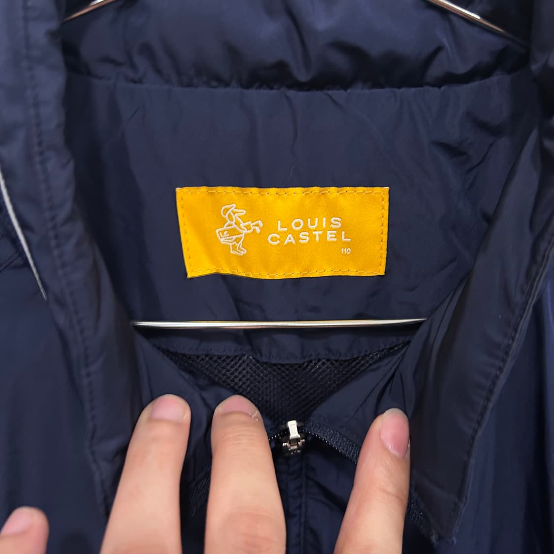 루이까스텔 골프웨어 이너메쉬 하이넥 나일론 자켓 상품이미지3