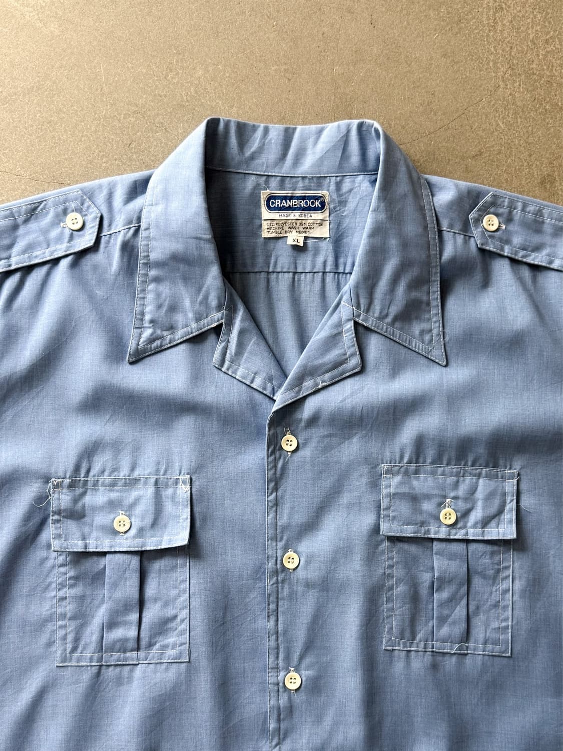Vintage Cranbrook Safari Utility Shirt 상품이미지4