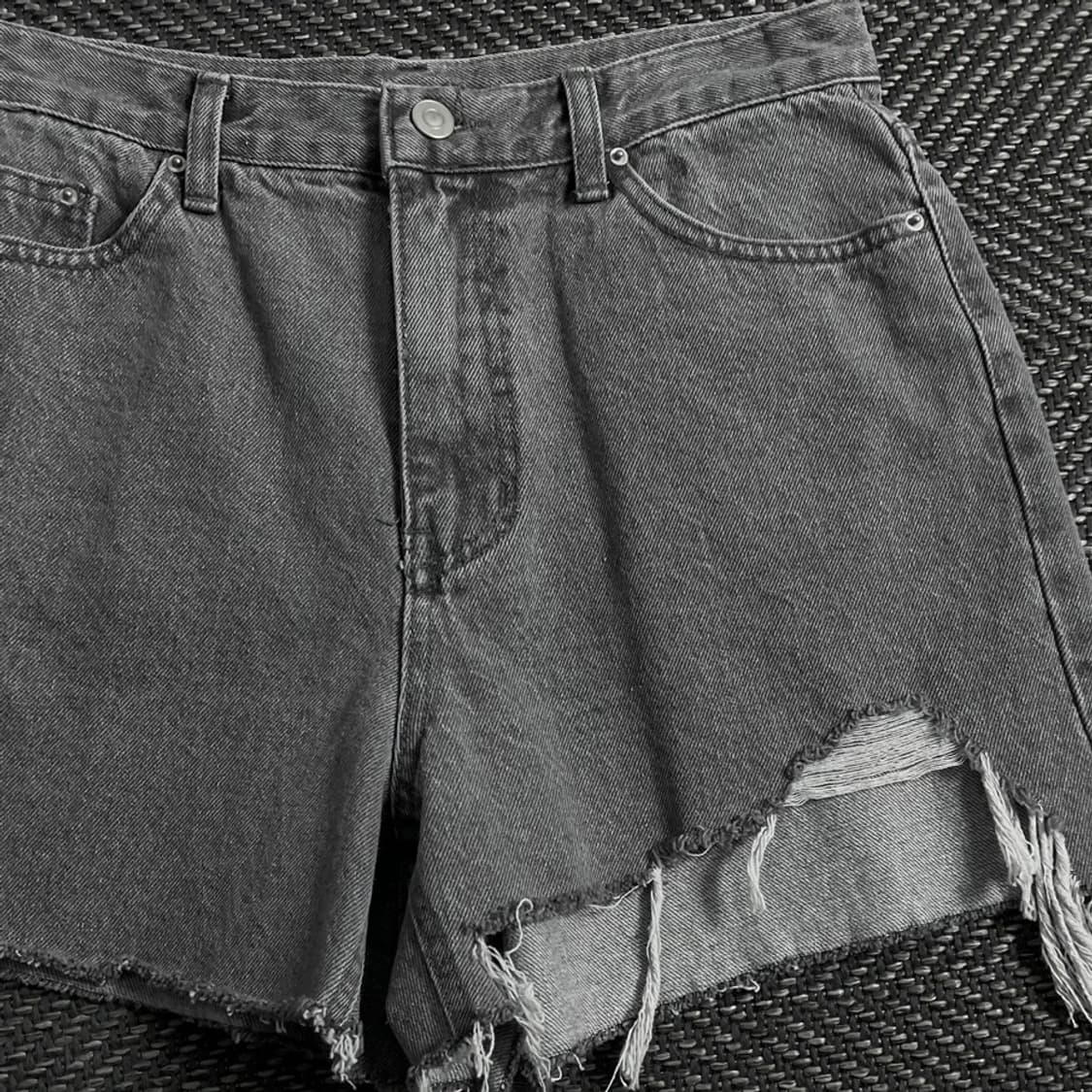 빈티지 우먼스 데님 커팅 숏 팬츠o 4207 상품이미지2
