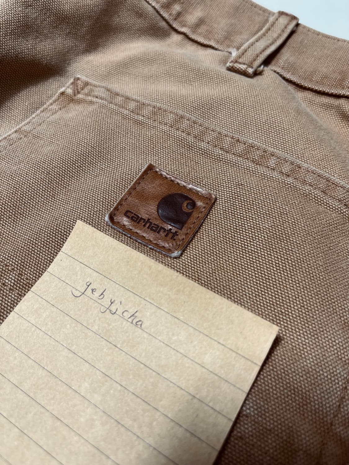 Carhartt OG 칼하트 덕 캔버스 카펜터 워크 팬츠 상품이미지3