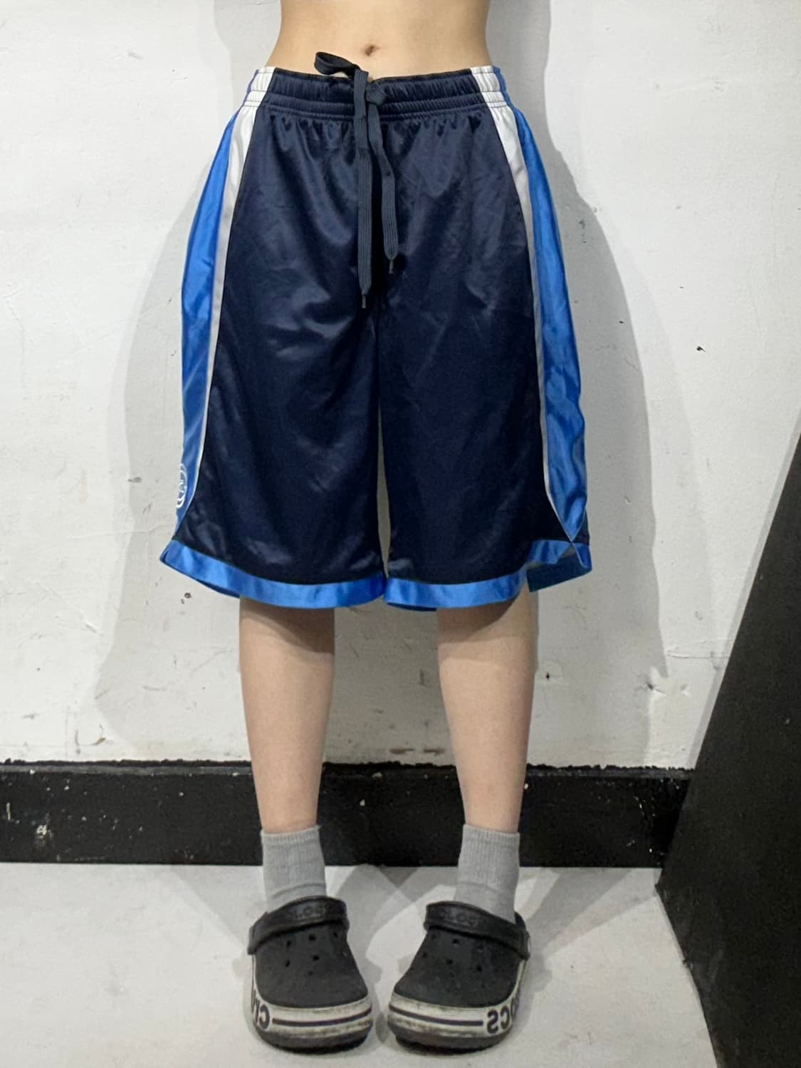 00s 리복 와이드 버뮤다 농구 반바지 스포티 트레이닝 하프 팬츠 XL 상품이미지2
