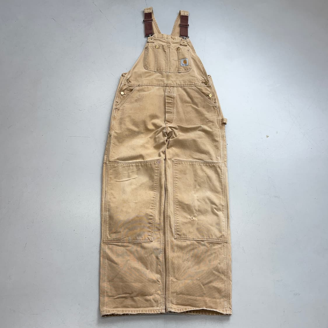 칼하트 OG 덕캔버스 와이드 워크 멜빵 오버롤  상품이미지2