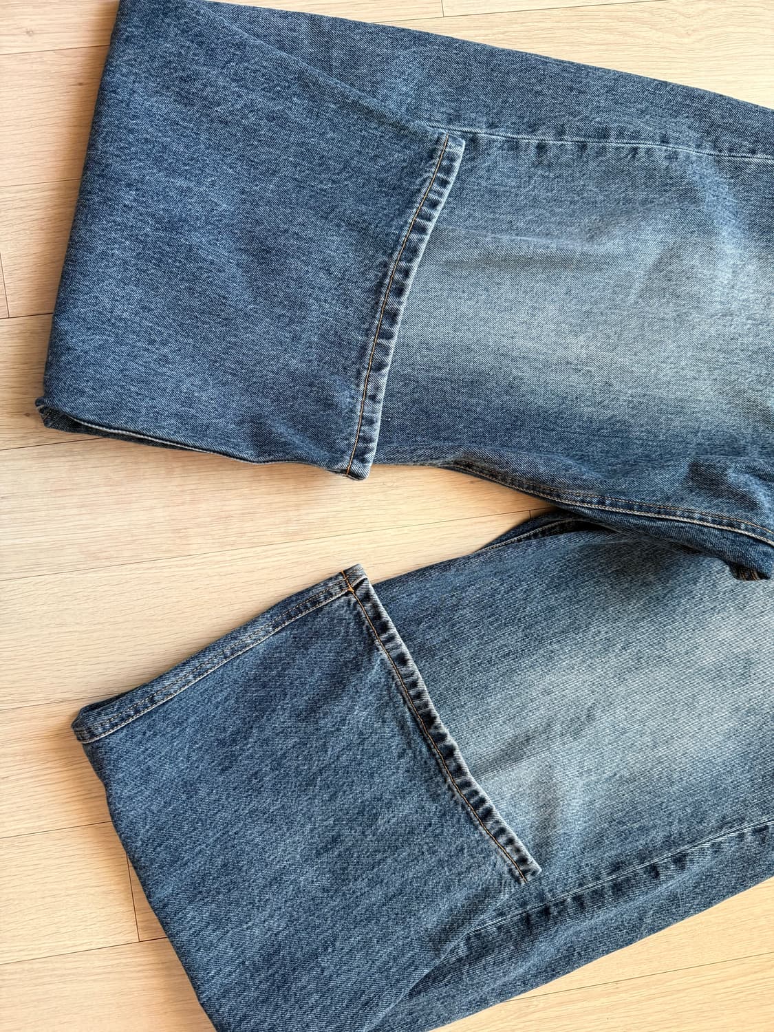 해칭룸 와이드 커브진 1사이즈 상품이미지2