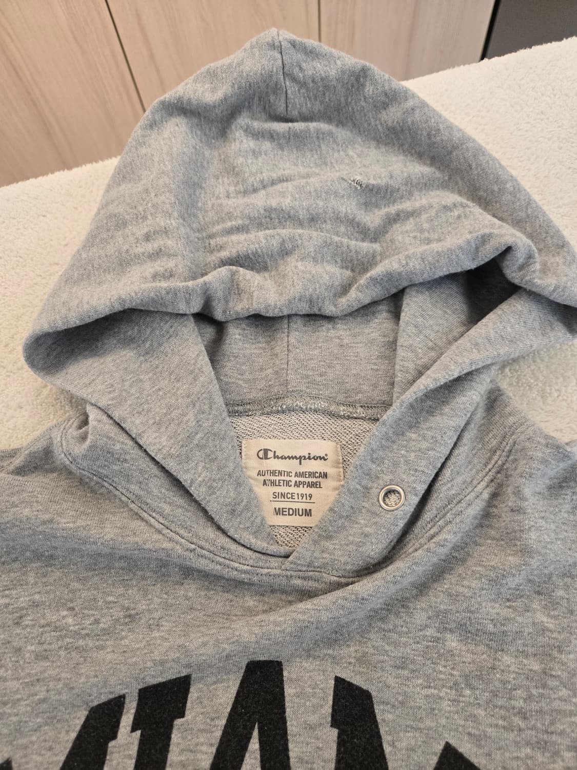 챔피온(일본판) MIAMI 회색 후드티 M 상품이미지5
