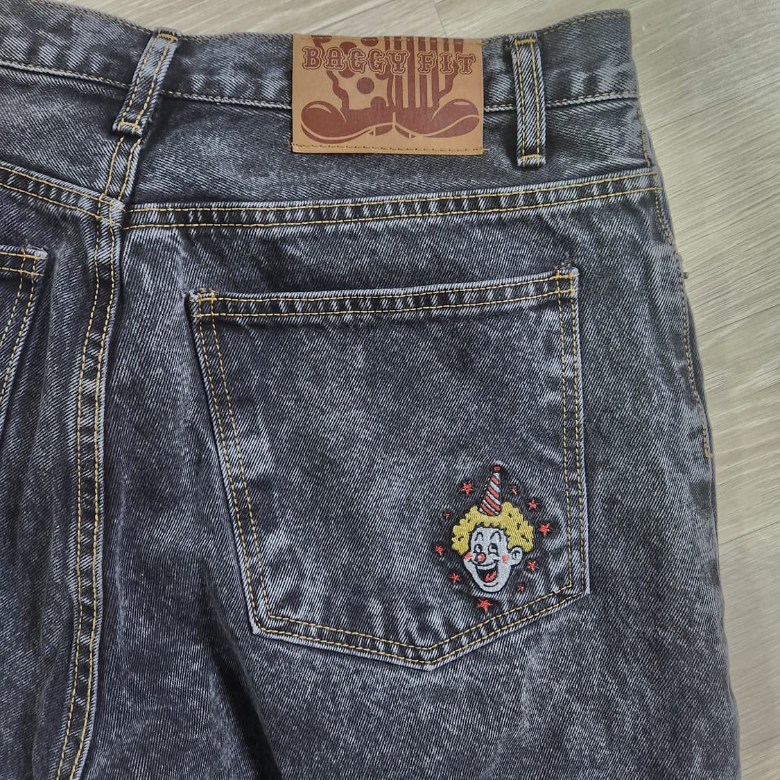 위캔더스 배기핏 데님팬츠 M 상품이미지5