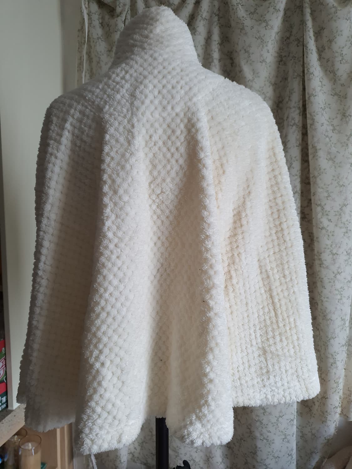 [모리걸] 2종류 일괄 아이보리 뽀글이 포켓 케이프 상품이미지5