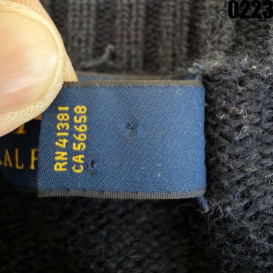 폴로 랄프로렌 코튼 니트 스웨터 S 0223  상품이미지5