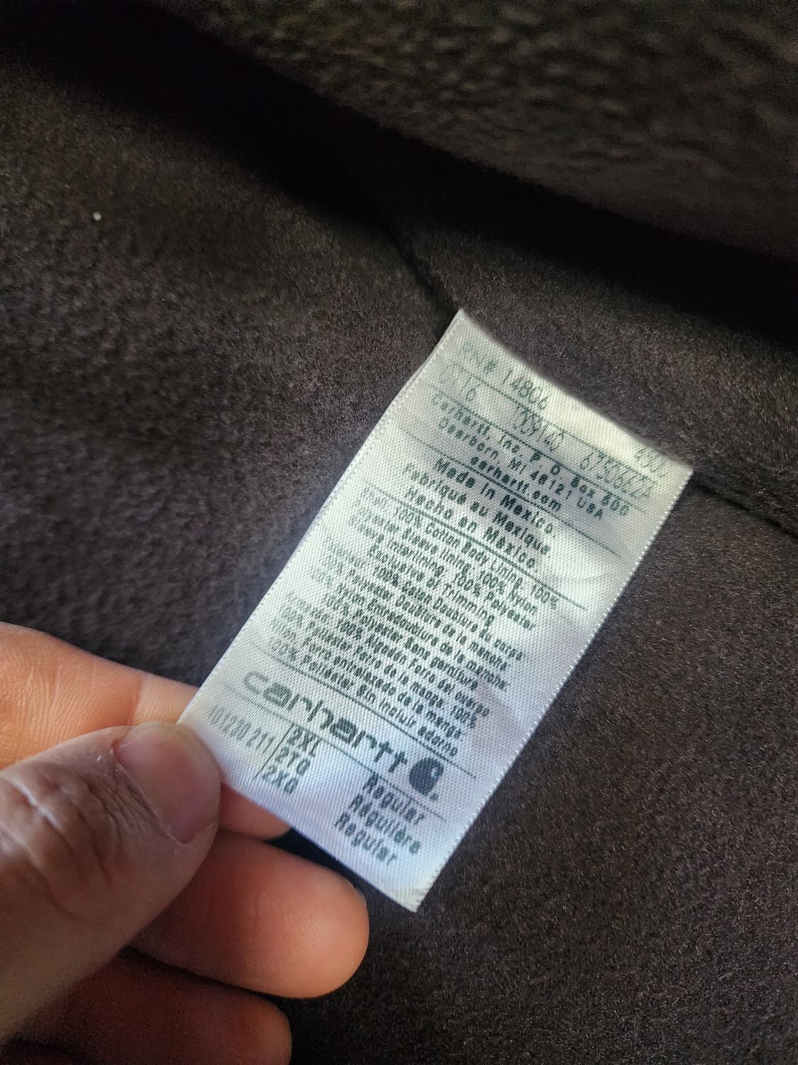 칼하트 버윅 미디엄 브라운 숏 자켓 2XL 상품이미지2