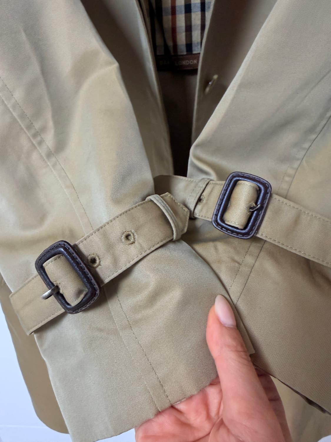 🤎 닥스(DAKS) 정품 클래식 트렌치 코트 / 66-77 🤎 상품이미지5