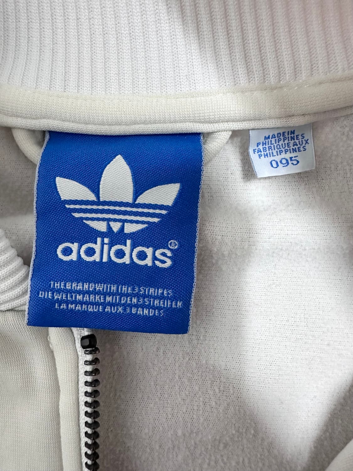 아디다스 화이트 네이비 슈퍼스타 져지 상품이미지5