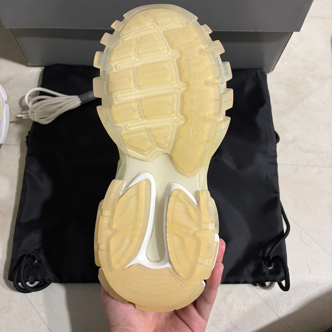 [새상품]발렌시아가 트랙2 클리어솔 화이트 270,275,280 상품이미지5