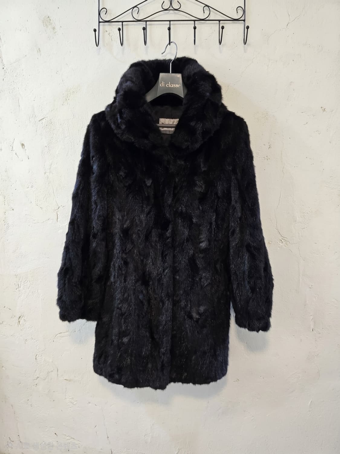 LEE YOUNG A COLLECTION 블랙 퍼 코트 77 상품이미지1