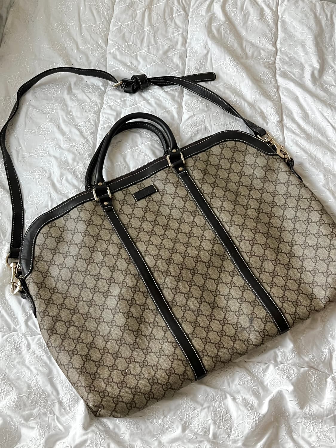 GUCCI 구찌GG 풀레더 슈트케이스 / 가먼트 상품이미지1