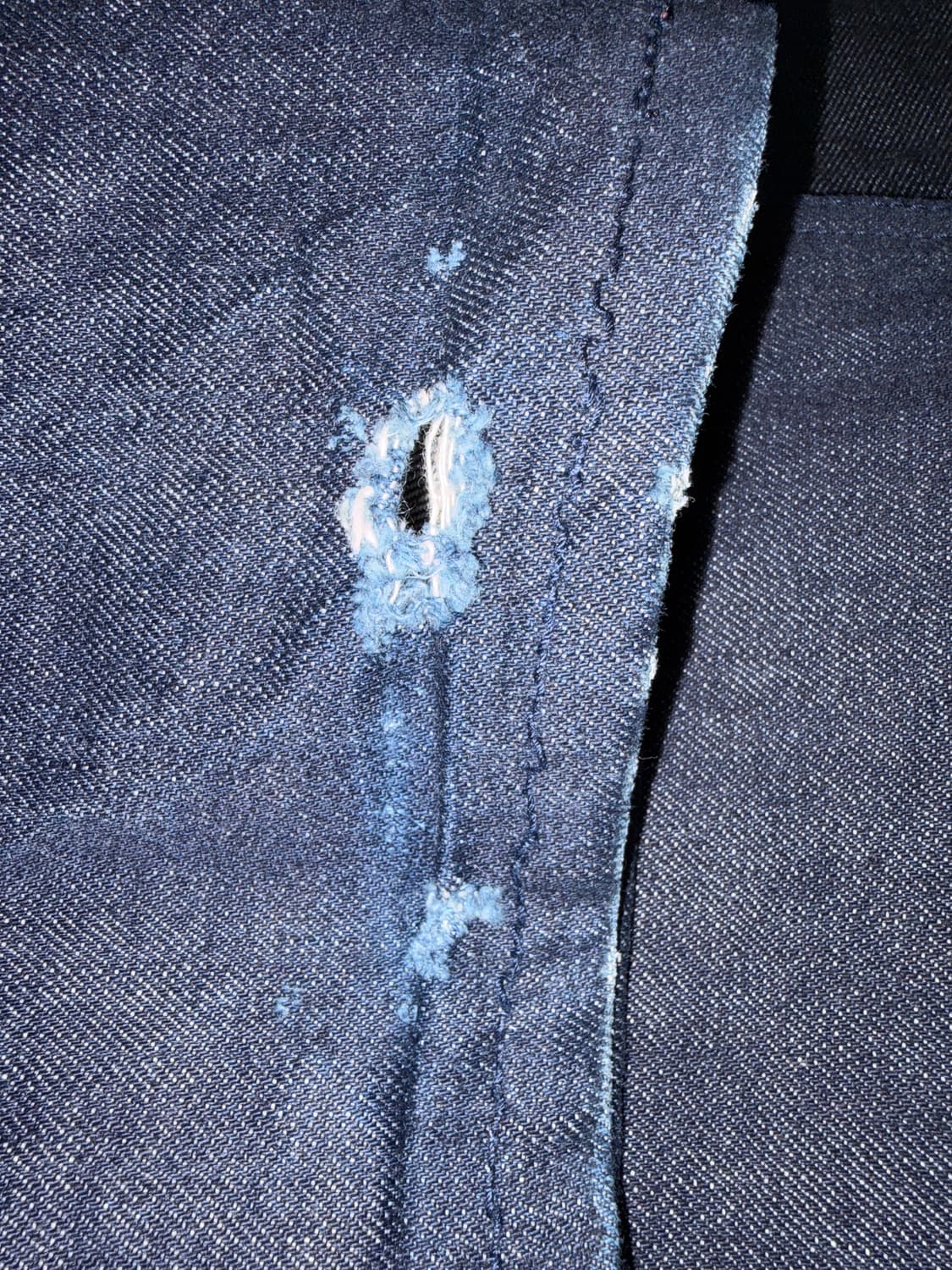 와이드 레그 셀비지 데님 상품이미지3