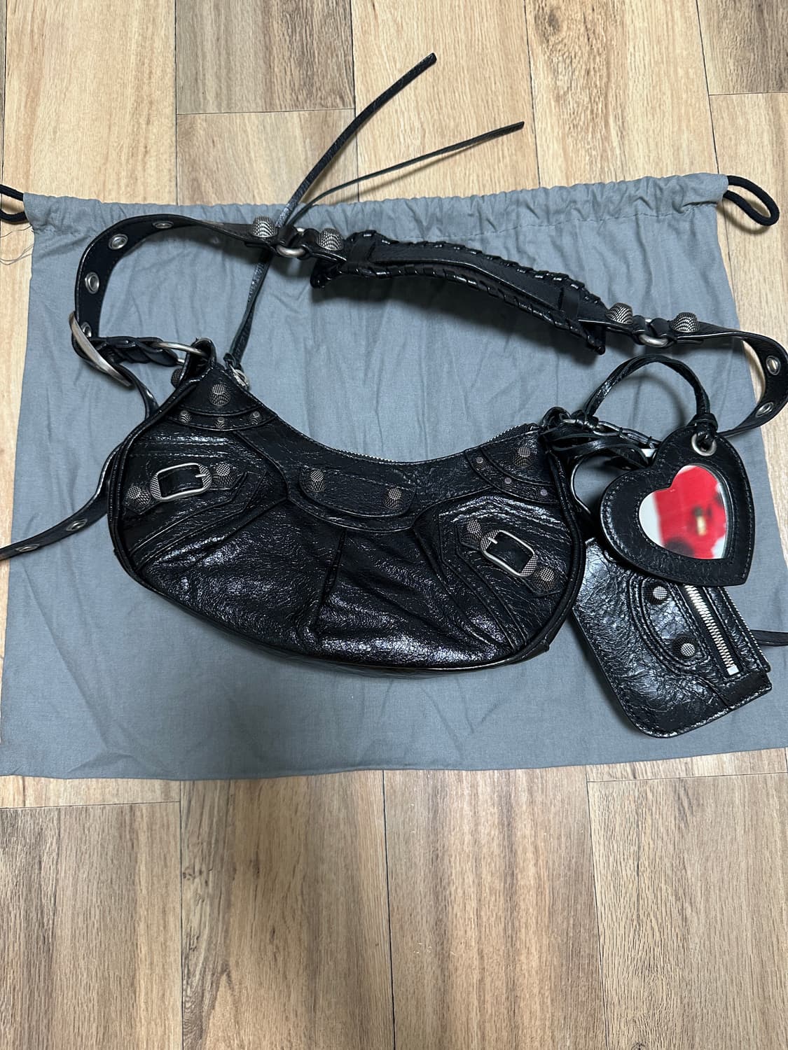 발렌시아가 르카골 XS 블랙 (카드 참, 이너백 포함) 상품이미지1