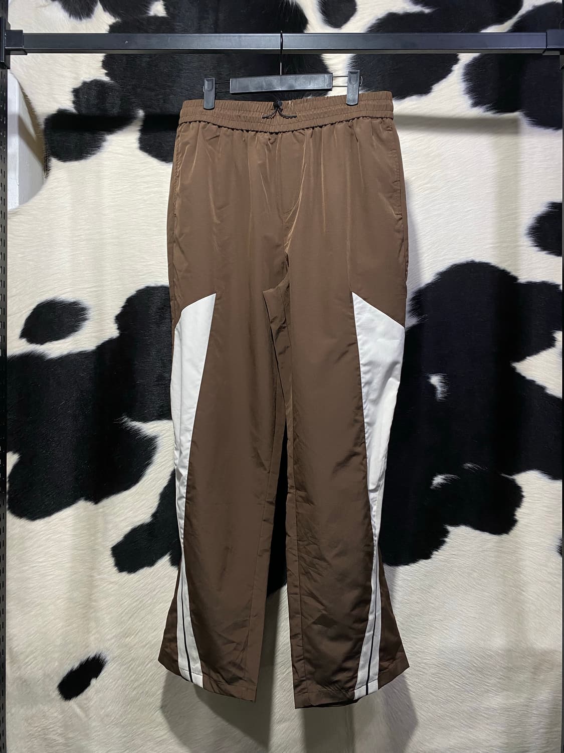 Japanese vtg 라인 배색 나일론 팬츠 상품이미지6