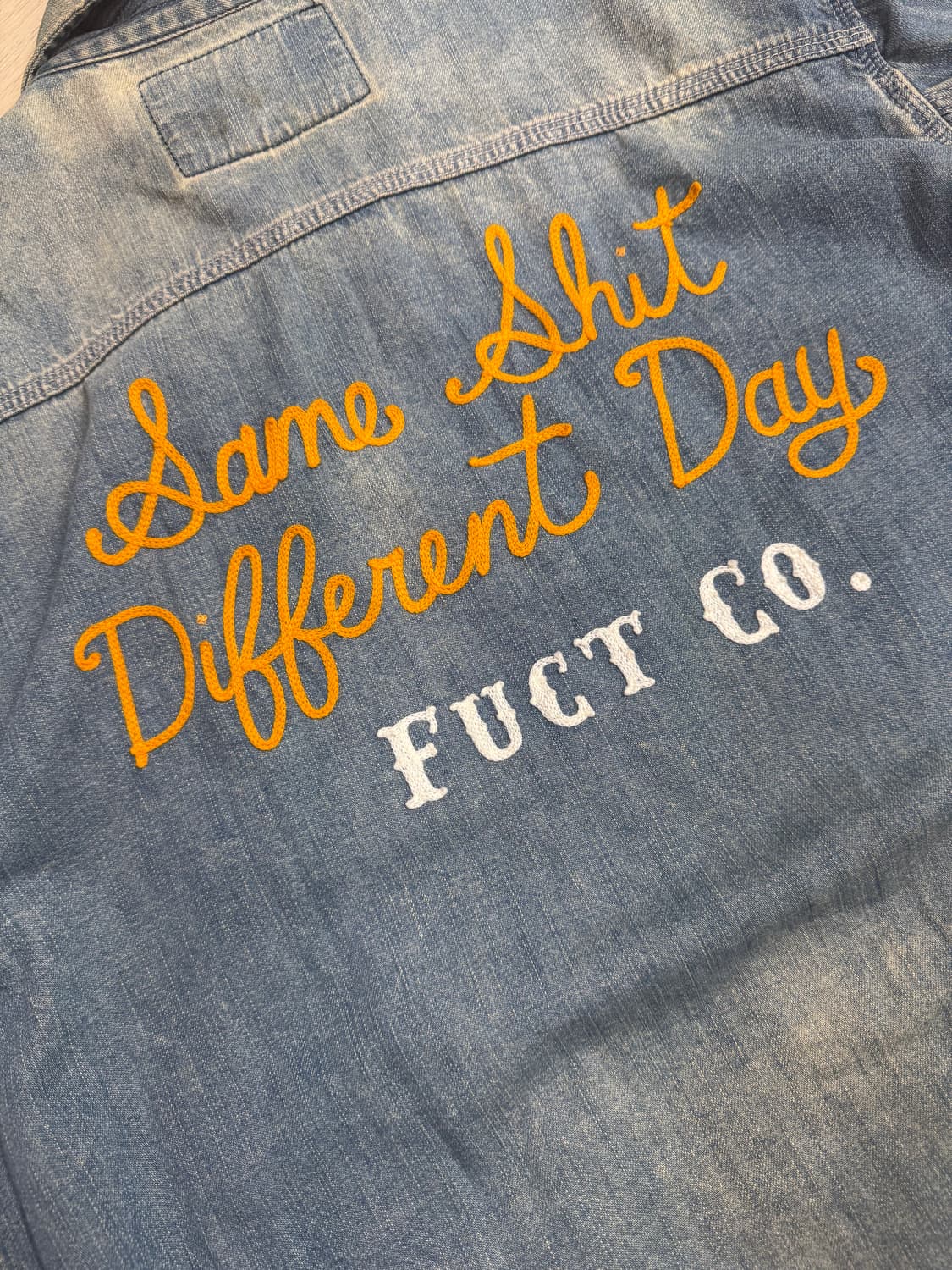 FUCT 퍽트 집업 카펜터 데님 자켓 L 상품이미지3