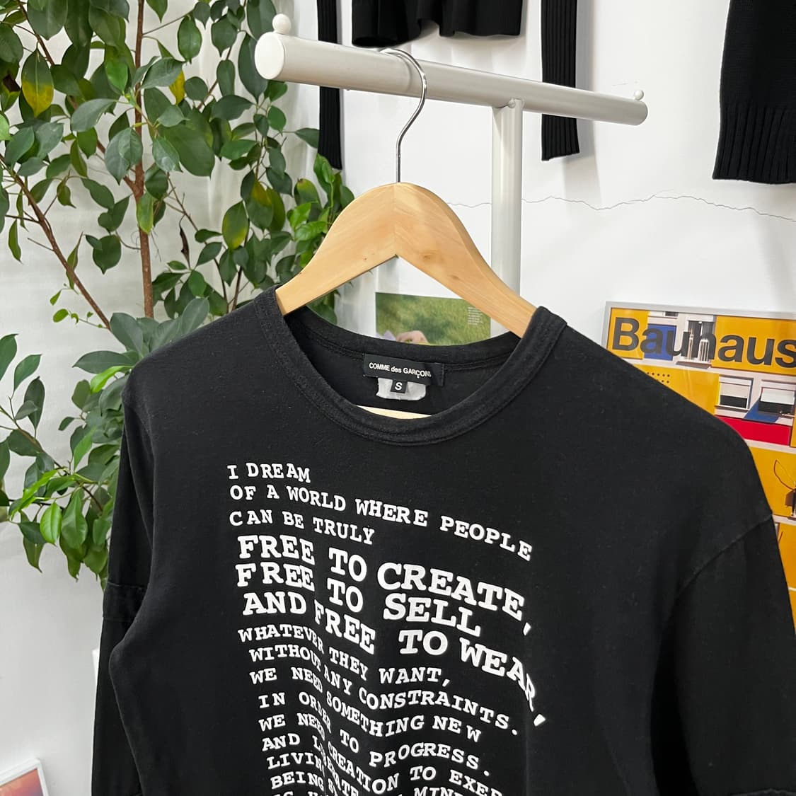꼼데가르송 프린팅 롱슬리브 A 상품이미지2