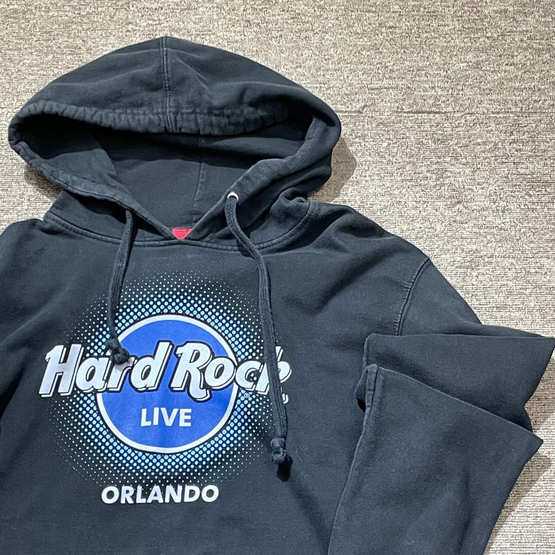 (M) Hard rock cafe 빈티지 프린팅 후드티 상품이미지4