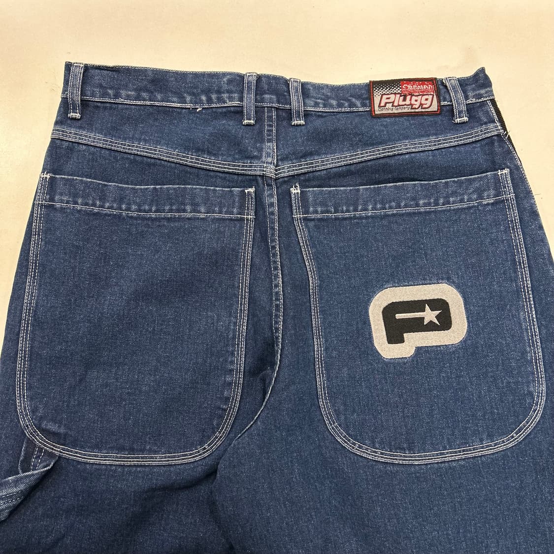 [36x32] 힙합퍼 Plugg 청바지 라인 트랙 팬츠 상품이미지8