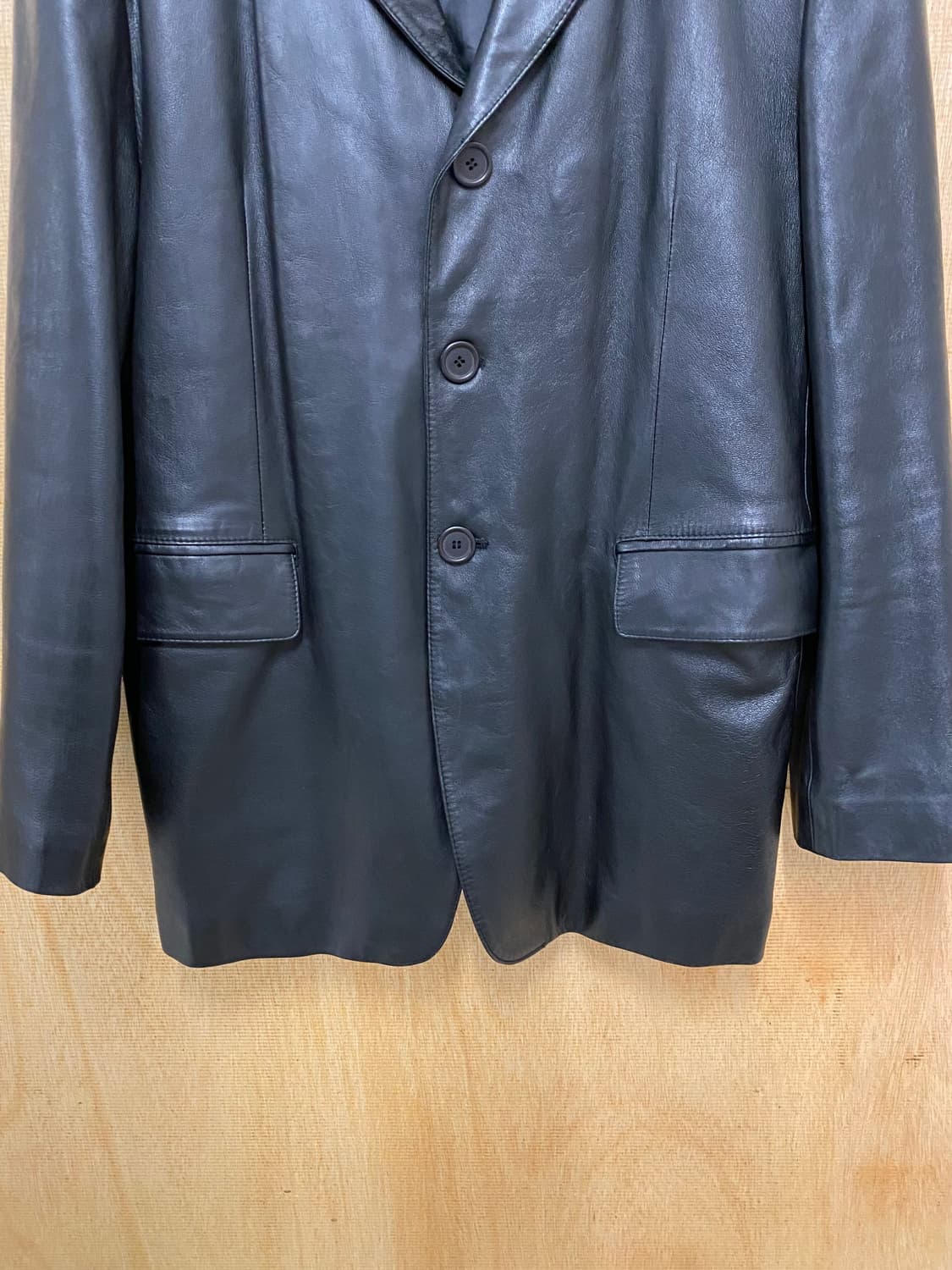 VTG leather blazer jacket 빈티지 양가죽 레더 자켓 상품이미지4