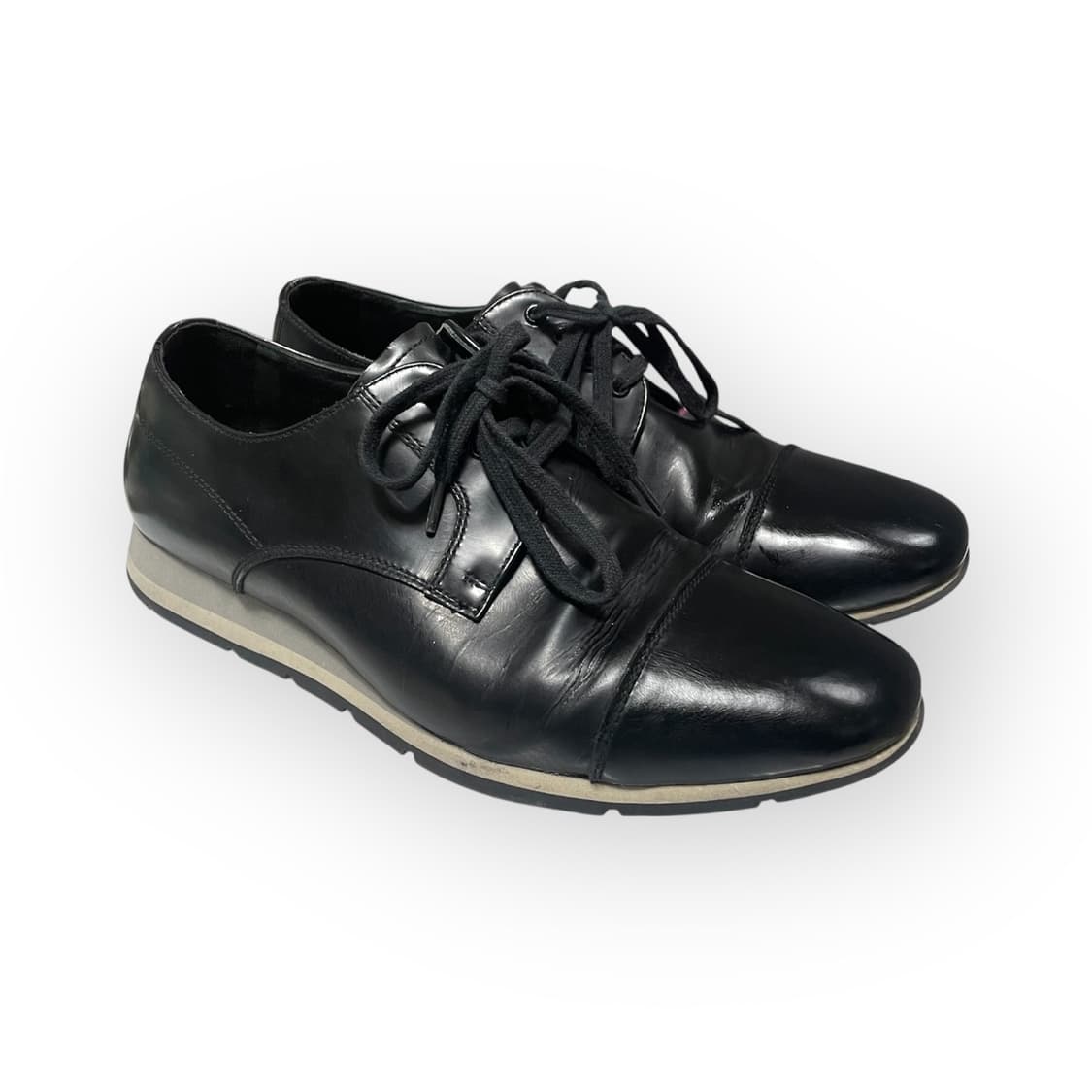 260~265) 프라다 레더 가죽 스니커즈 상품이미지2