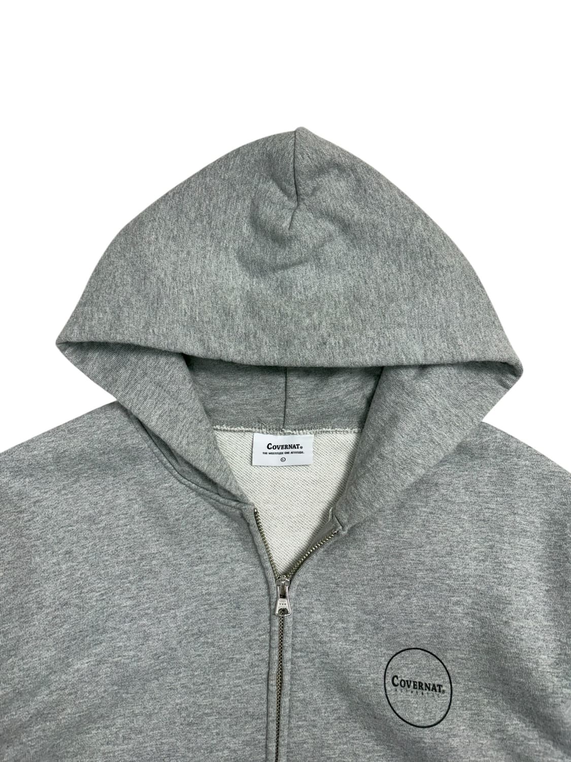 커버낫 후드집업 그레이 상품이미지4