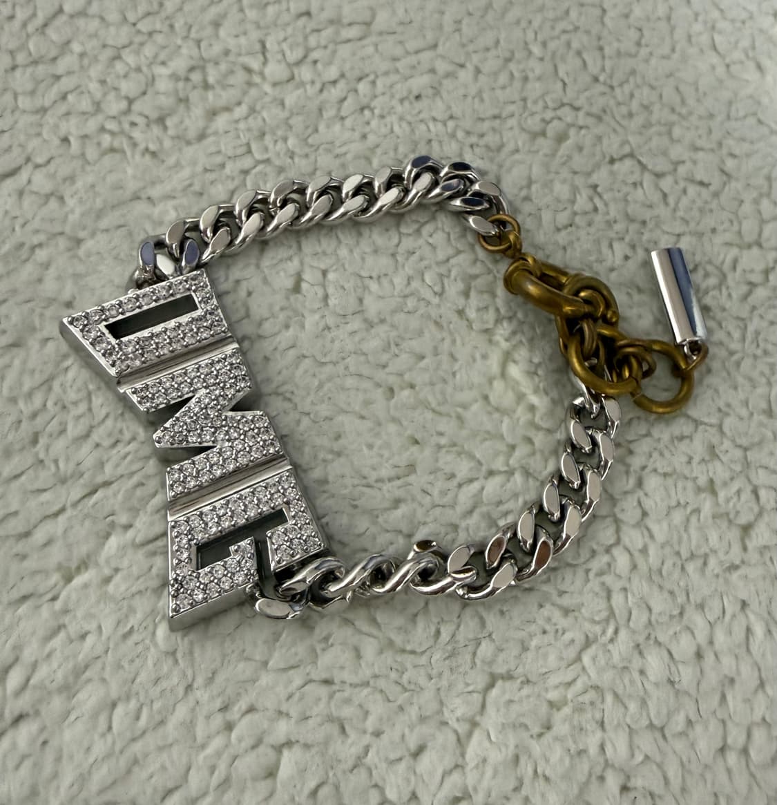 OMG 라인스톤 체인 팔찌 상품이미지1