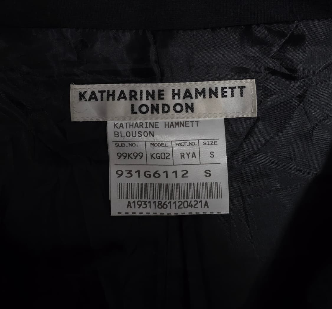 캐서린 햄넷 런던 2way 후드 야상 집업 자켓 S 상품이미지9