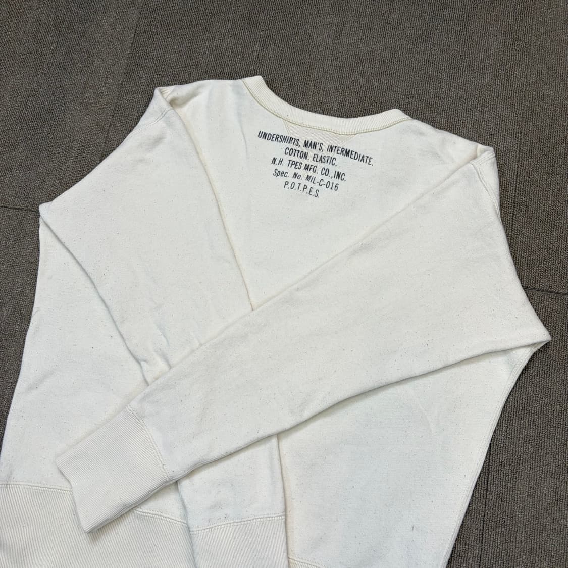 N.HOOLYWOOD 40s US NAVY 복각 언더 스웻셔츠  상품이미지10